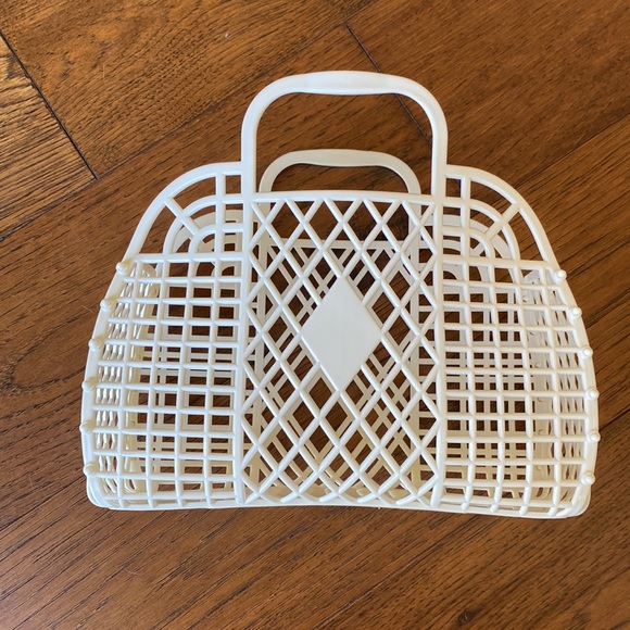 Sun Jellies Retro Basket, cream, size small - Picture 5 of 10